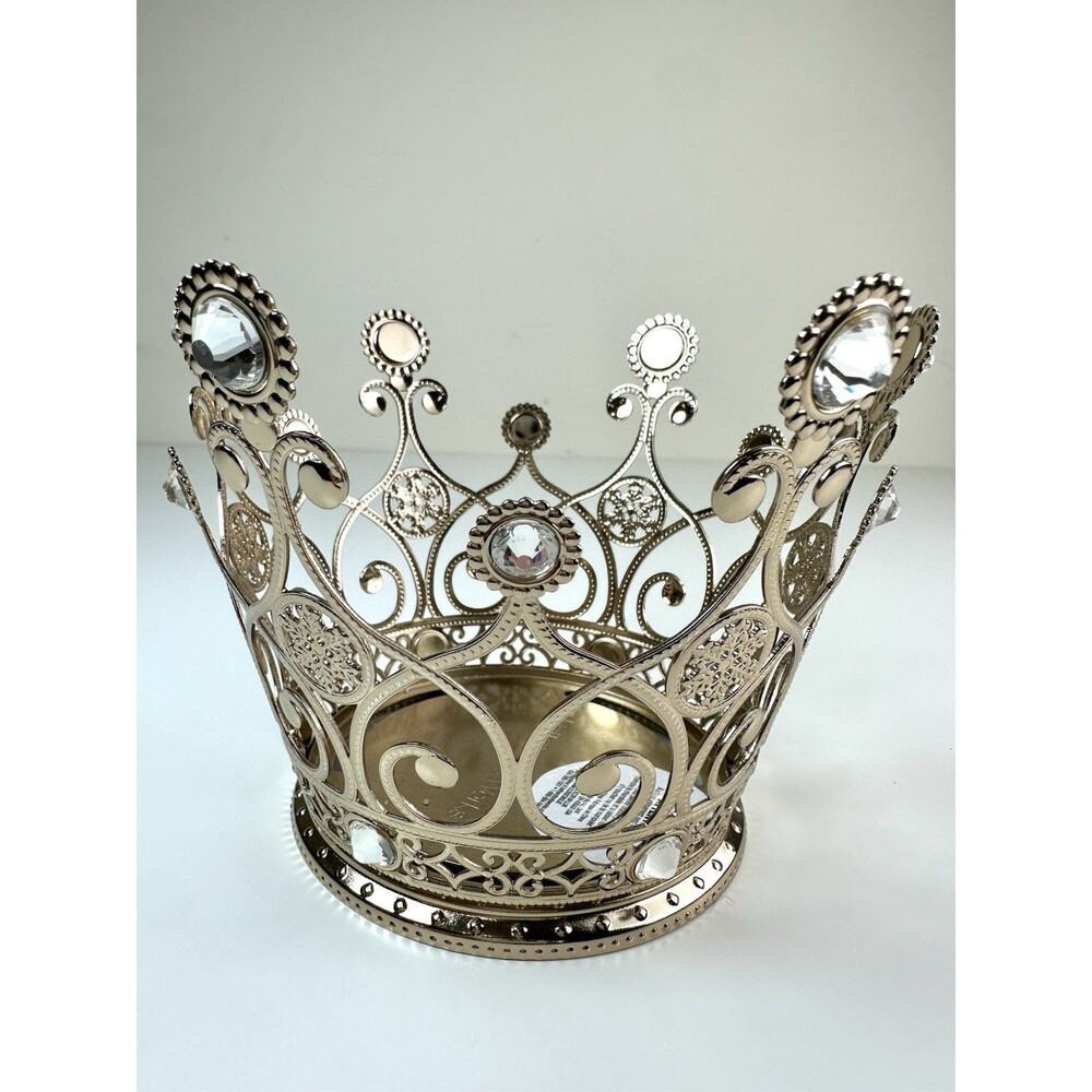 Bath & Body Works Bling Dainty Crown Single Wick Candle Holder Bridgerton